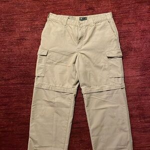 Eddie Bauer Utility Pants. 36”x34”. Zipper off.
